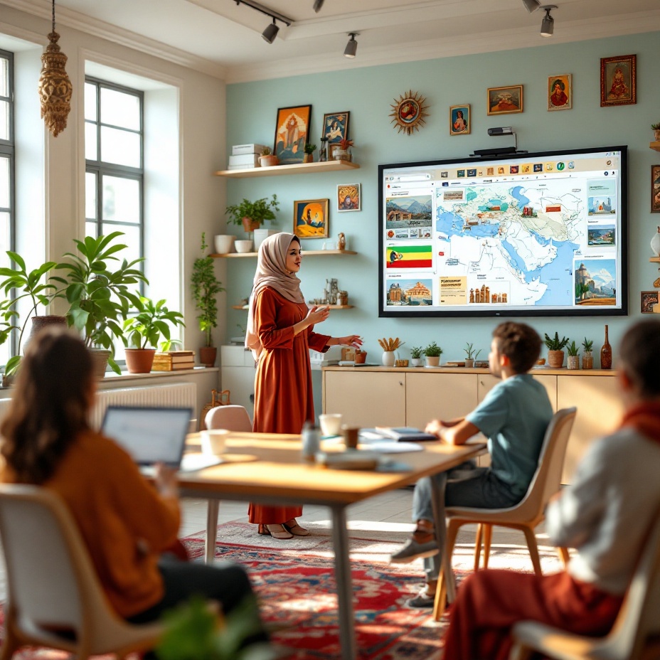 طرح درس تمام ساحتی مطالعات اجتماعی کلاس پنجم